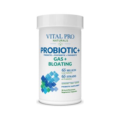 Vital Pro Naturals Immune Biome Probiotic+ Gas + Bloating